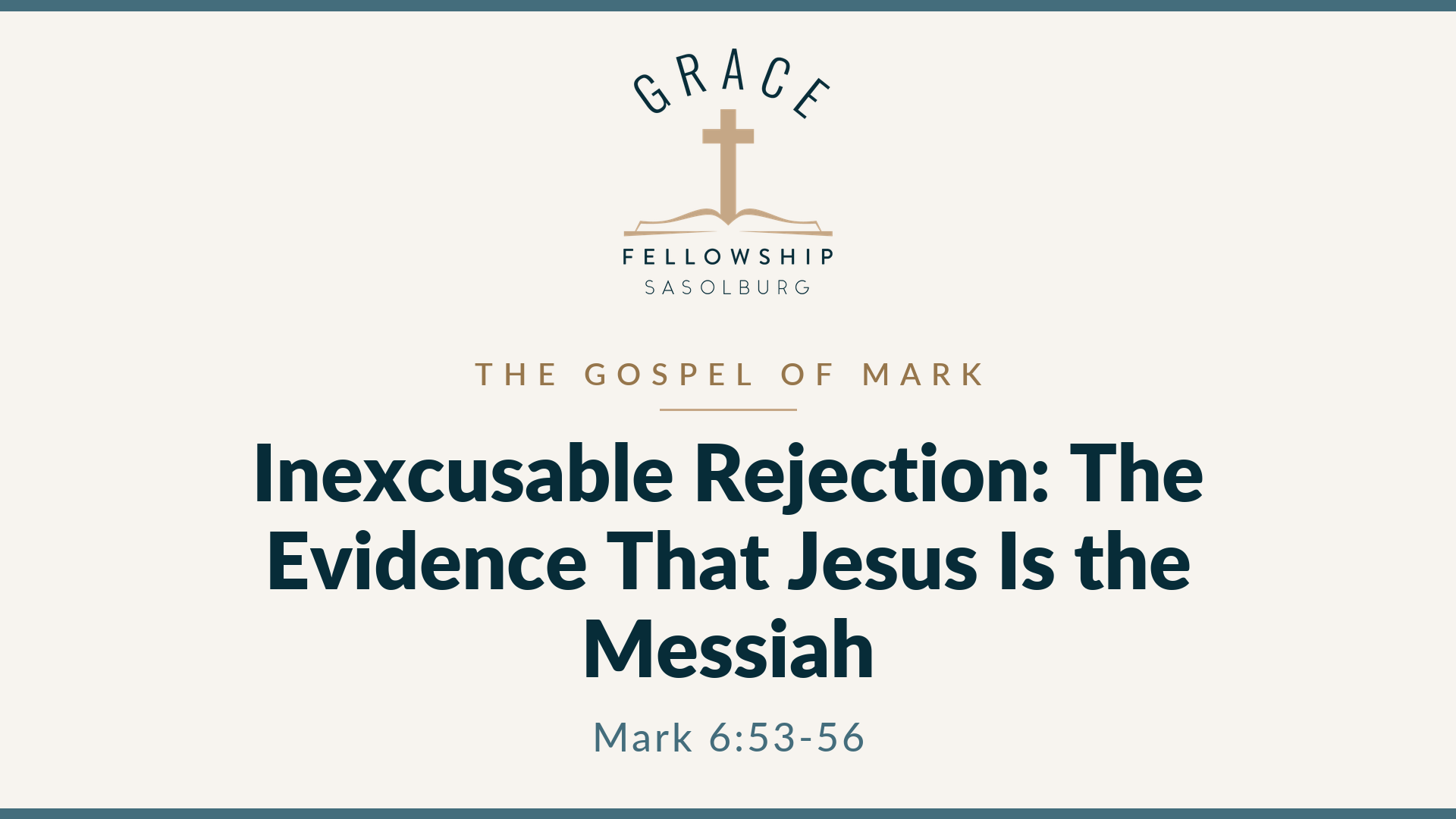 Inexcusable Rejection: The Evidence That Jesus Is the Messiah